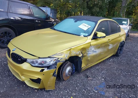 2016 BMW M3 from USA, damaged, VIN WBS8M9C59G5E68255